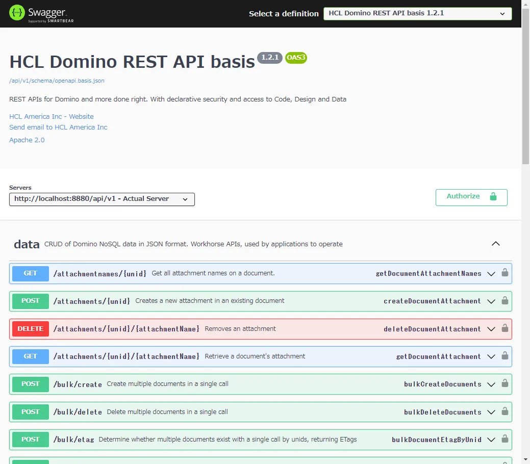 HCL Domino REST API basis